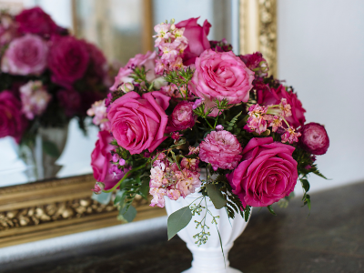 Color Theory in Floral Design 2 A monochromatic pink flower arrangement example
