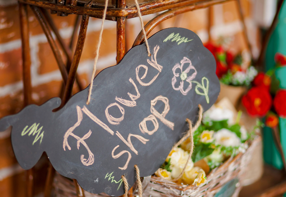 flower shop sign